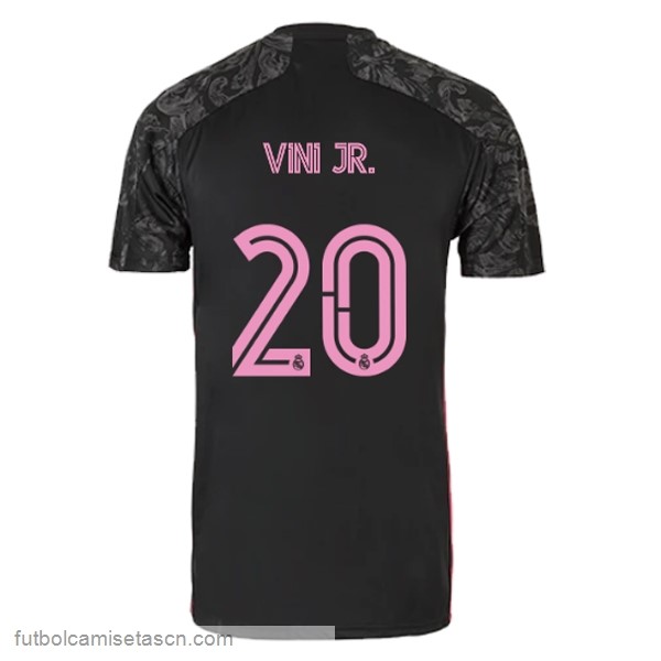Camiseta Real Madrid 3ª NO.20 Vini Jr. 2020/21 Negro